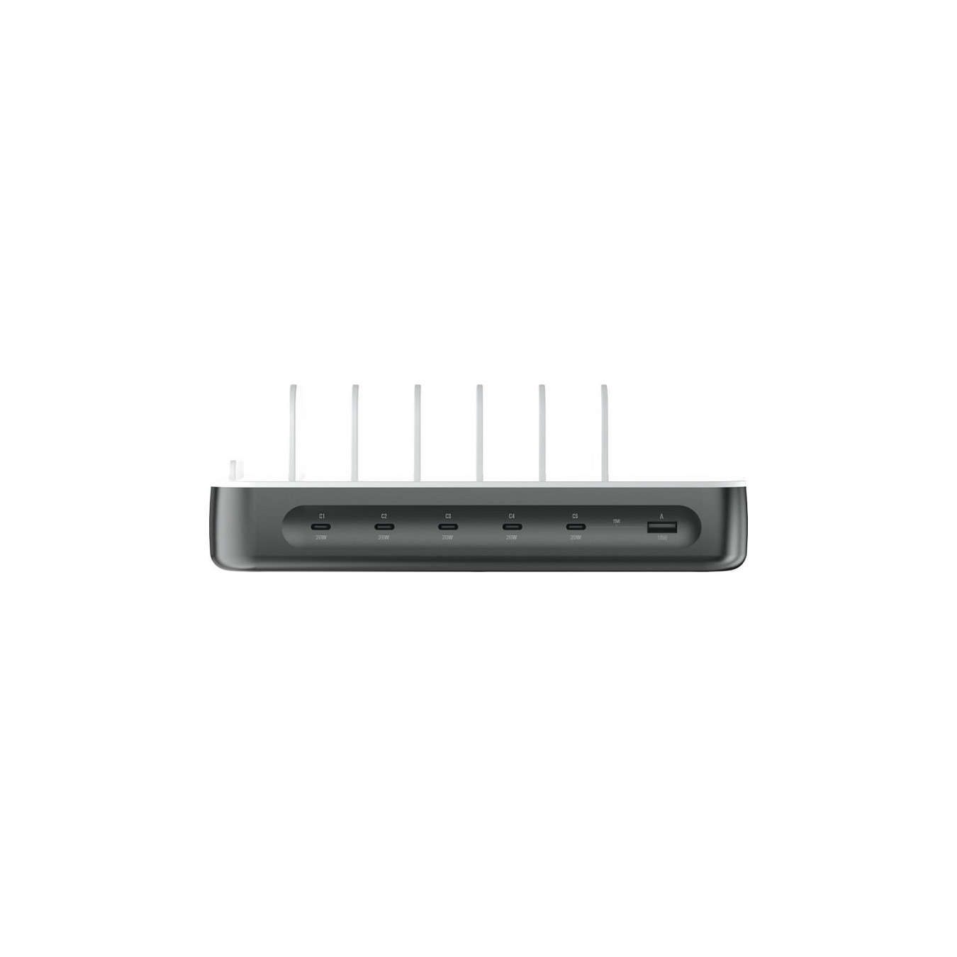 4smarts Ladestation Team 100W 5C 1A inkl. 6 Kabel. spacegrau — Buy in Cyprus with Fast Delivery