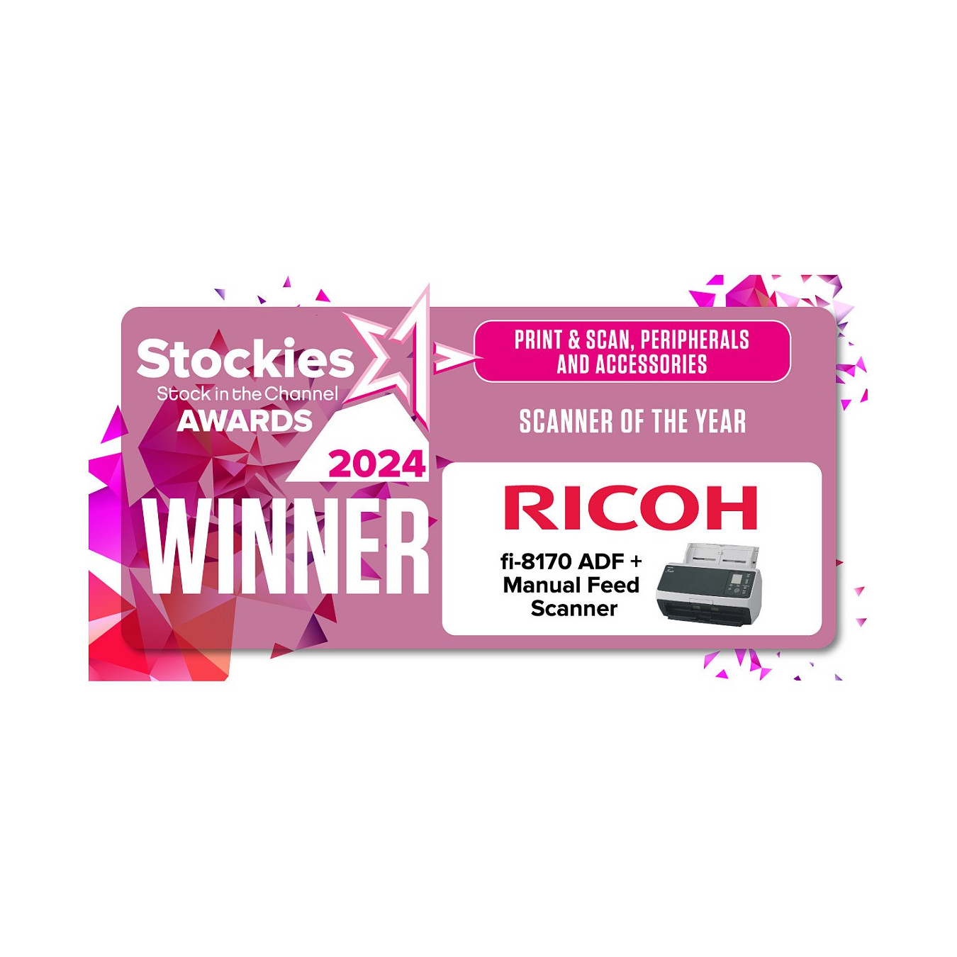 Ricoh Dokumentenscanner fi-8170 70 S. Min ADF Duplex USB3.2 LAN — Buy in Cyprus with Fast Delivery