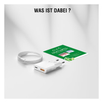 4smarts Ladegert PDPlug Duos Slim 20W GaN USB-C A+USB-C Kabel — Buy in Cyprus with Fast Delivery