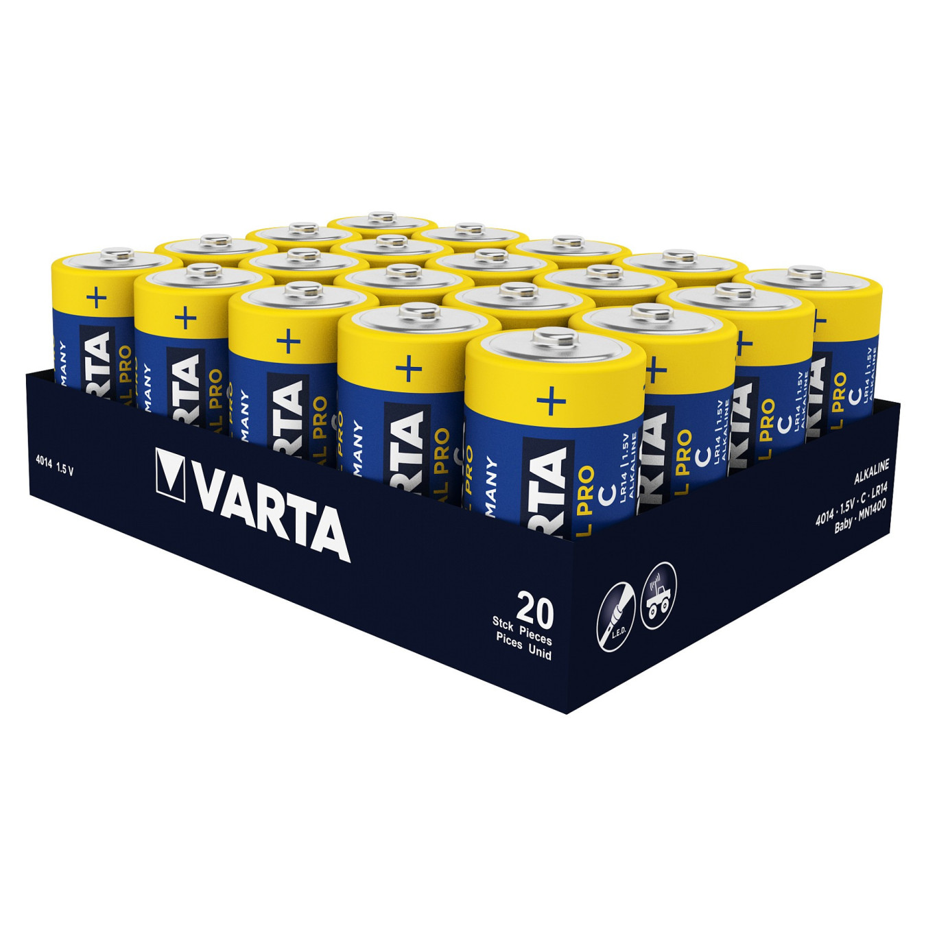 Batterie C (LR14) 1.5V Varta Industrial Pro - 1-Pack — Buy in Cyprus with Fast Delivery