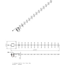 ALLNET Antenne 868MHz 14dbi Antenne (N-Female) YAGI ANT-868-14dbi-Yagi LoRA HELIUM IoT — Buy in Cyprus with Fast Delivery