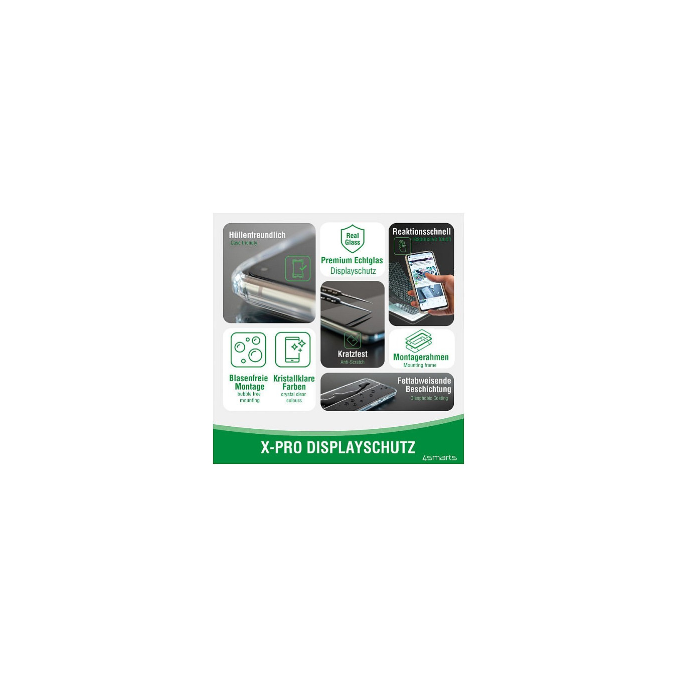 4smarts Second Glass X-Pro Clear fr iPhone 16e. 14. 13.13 Pro — Buy in Cyprus with Fast Delivery