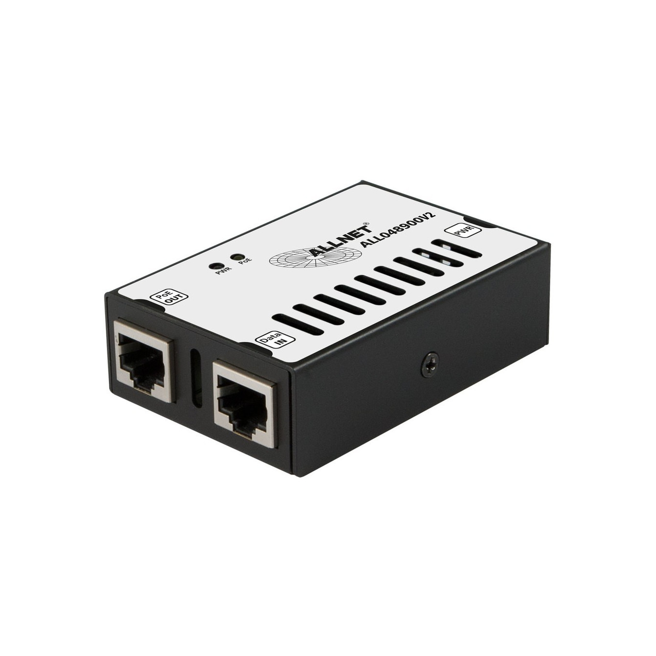 Z ALLNET PoE Injektor Gigabit PoE & PoE+ & PoE & LT PoE (15.4W 30W 60W 90W) Metallgehäuse ALL048900v2