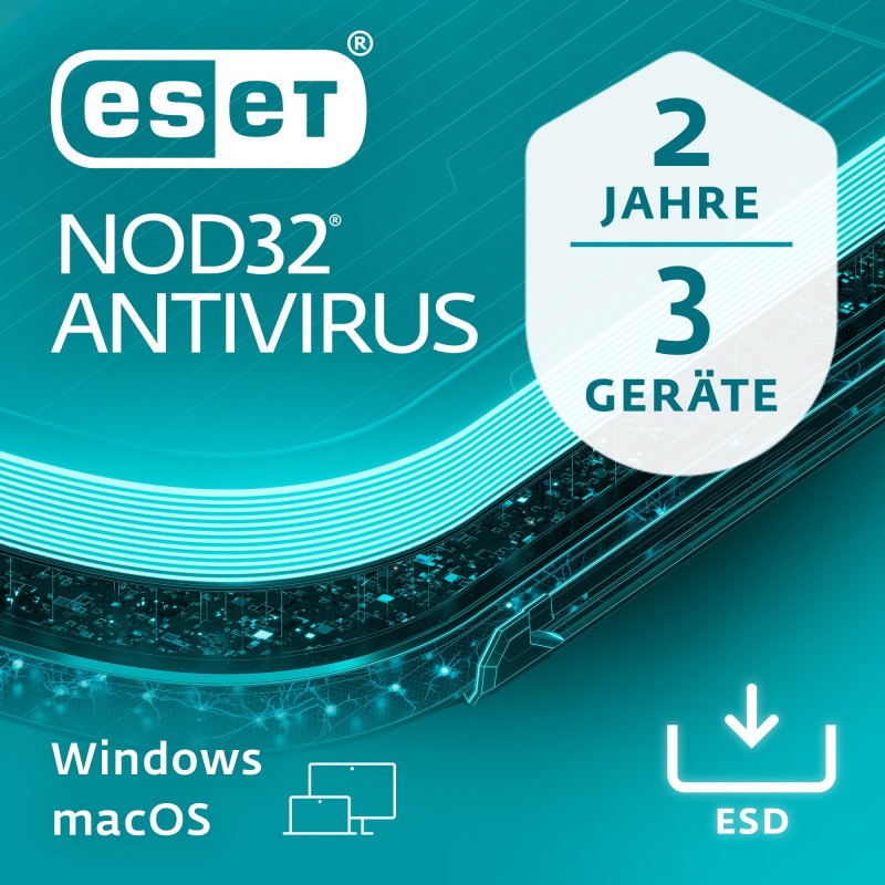 ESET NOD32 Anti-Virus - 3 User. 2 Years - ESD-DownloadESD — Buy in Cyprus with Fast Delivery