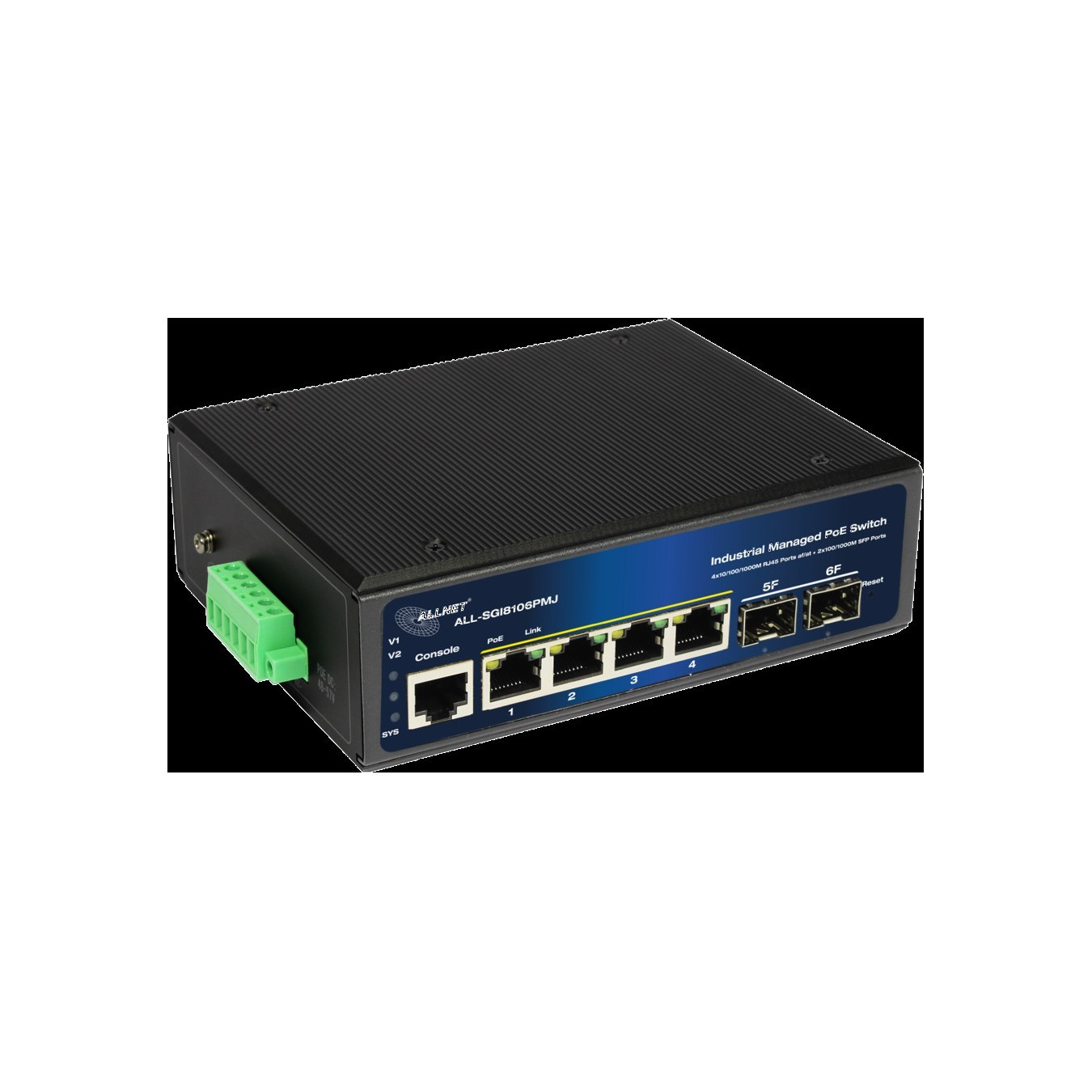 4+2P ALLNET ALL-SGI8106PMJ-BT POE M industrial — Buy in Cyprus with Fast Delivery