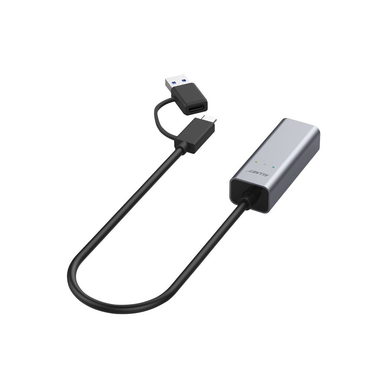 ALLNET USB 3.0 Typ-C&A Ethernet Adapter 2.5 Multi-Gigabit LAN ALL-NC-2.5G-USBC A ALLTRAVEL — Buy in Cyprus with Fast Delivery