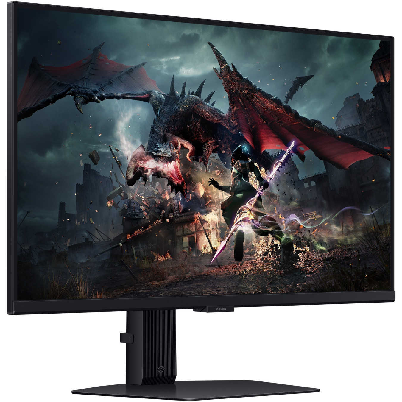 Samsung Odyssey G5 S27DG500EU - 27 inch QHD (2560x1440) IPS 180Hz 1ms HDR400 Gaming Monitor - Black