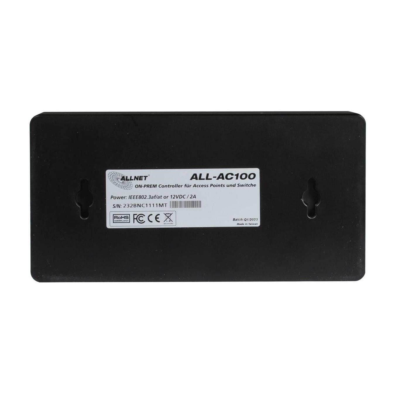 Z ALLNET Apollo On-Prem Hardware Controller Management & Provision von max. 100 AP ́s und Switche Apollo Serie ALL-AC100