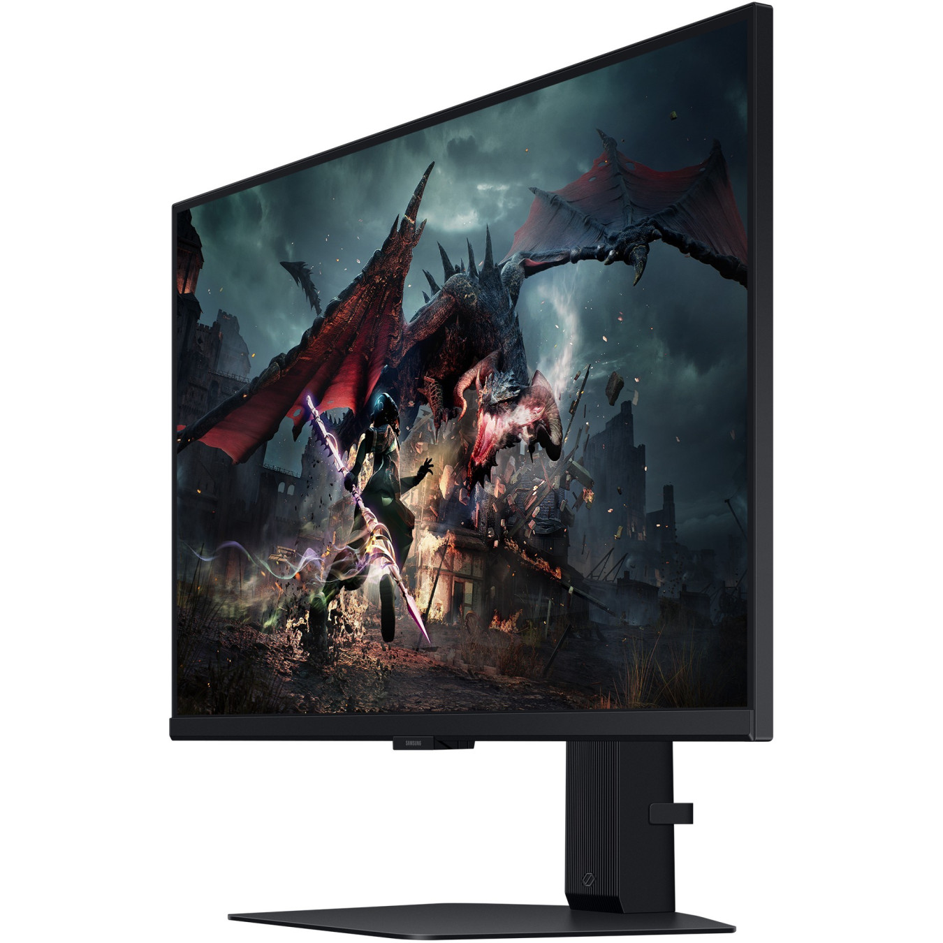 Samsung Odyssey G5 S27DG500EU - 27 inch QHD (2560x1440) IPS 180Hz 1ms HDR400 Gaming Monitor - Black