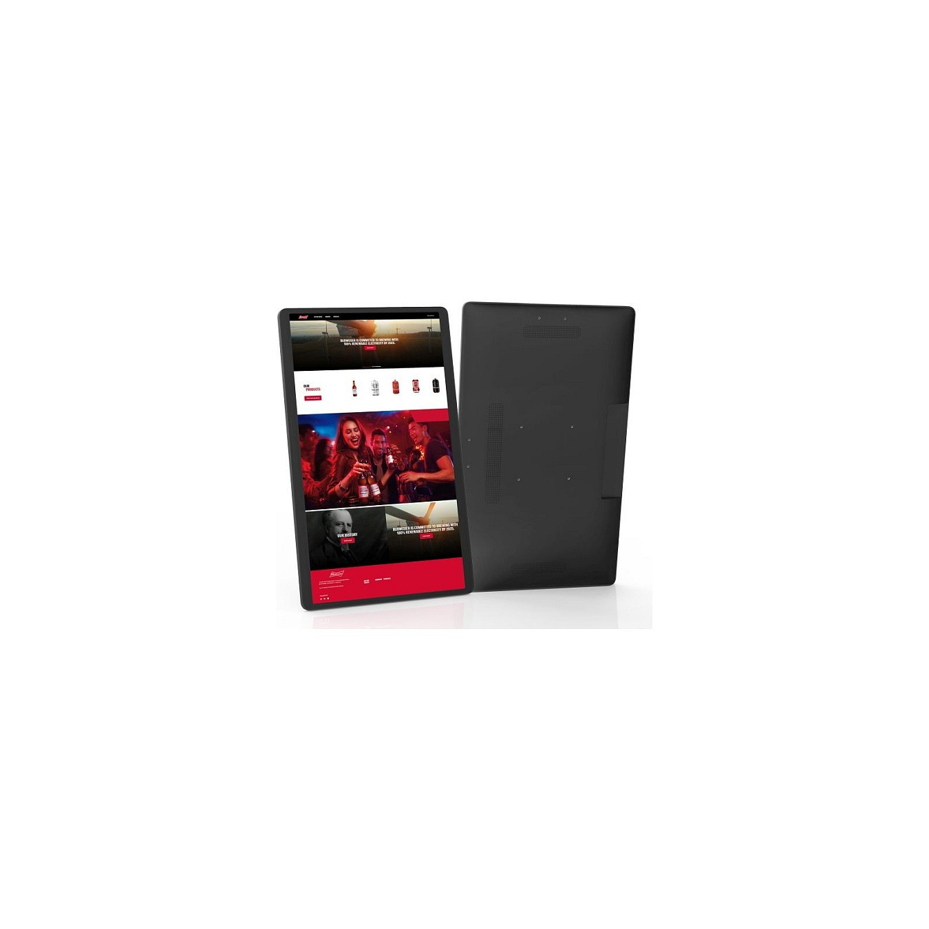 ALLNET High Performance Display 21 Zoll. Android 12. RK3588S2. NFC. PoE. HDMI In. Farbe schwarz