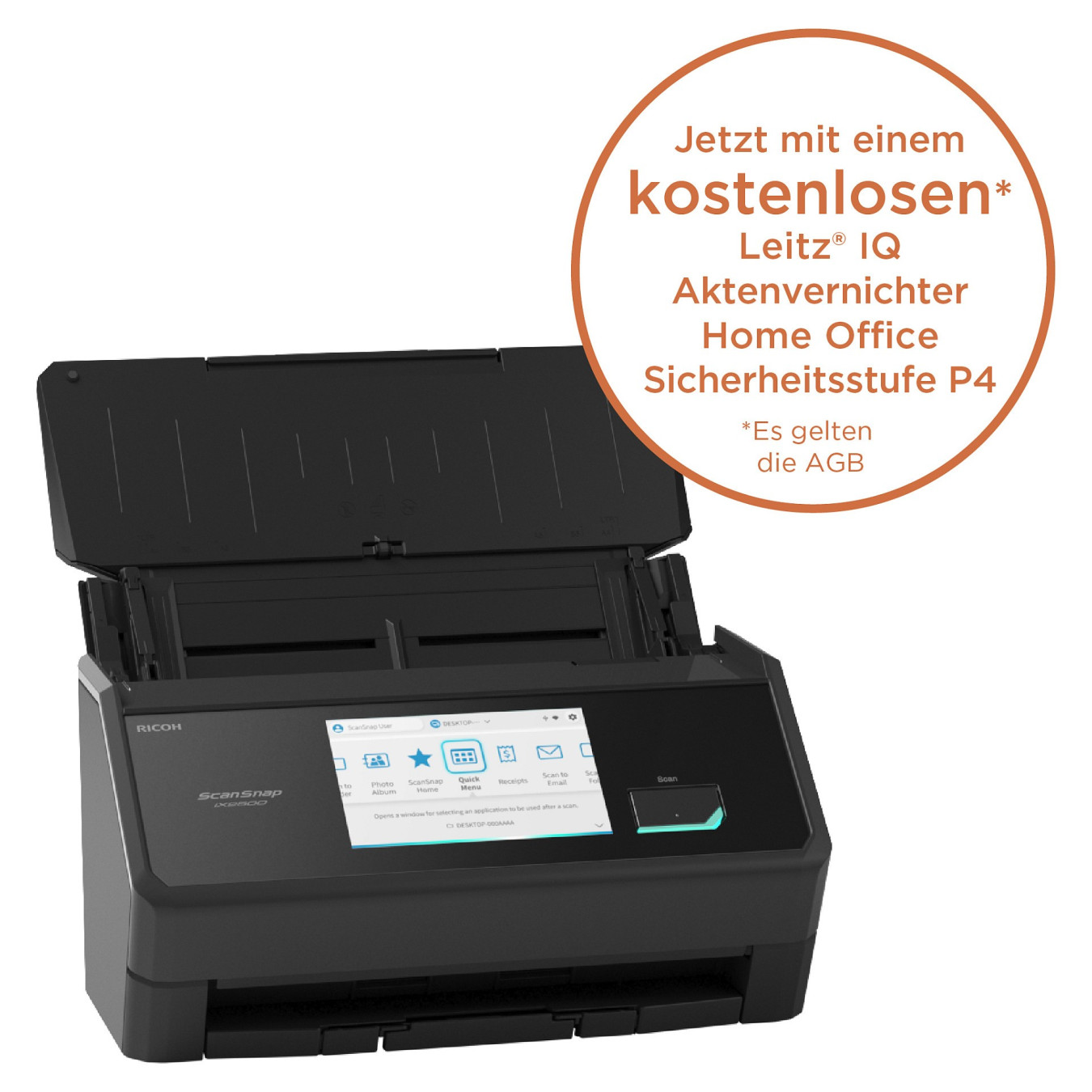 RICOH ScanSnap iX2500 BK Dokumenten-Scanner — Buy in Cyprus with Fast Delivery