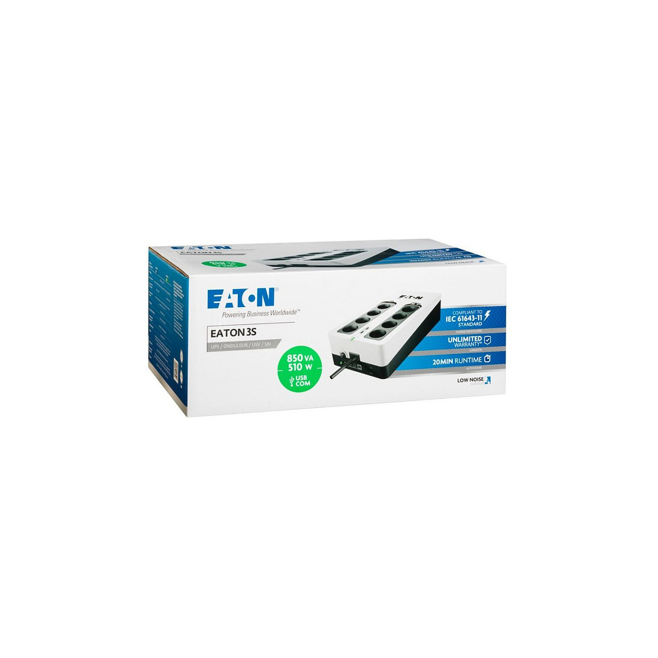 Eaton 3S Gen2 3S850D Überspannungsschutz 850VA 510W — Buy in Cyprus with Fast Delivery