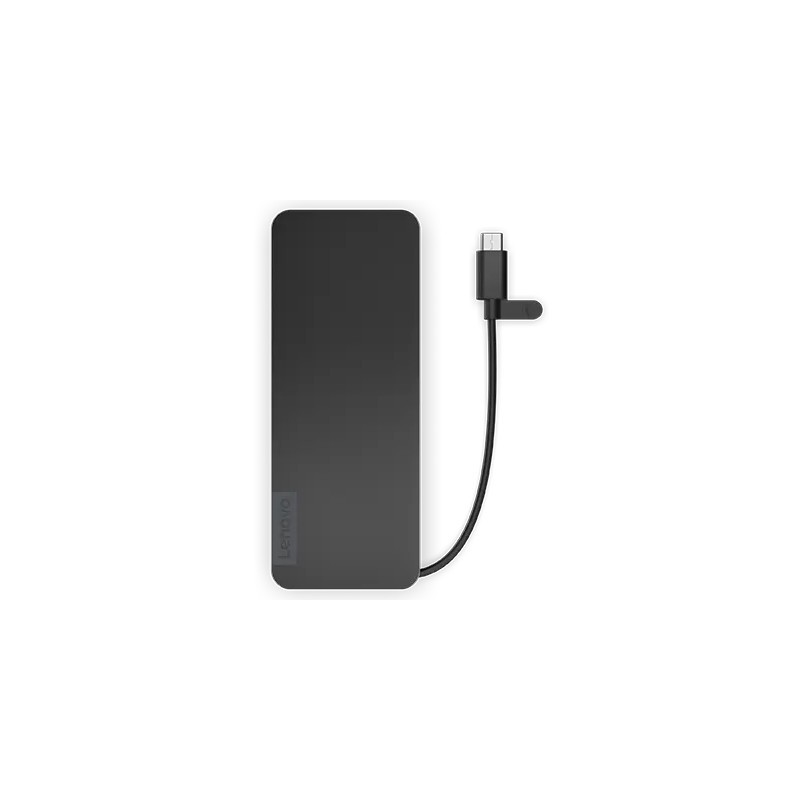 Buy Lenovo USB-C Slim Travel Dock - 4X11N40212 - Eclipse Black, 65W PD, HDMI 4K6... in Cyprus, Nicosia, Limassol, Larnaka, Pafos