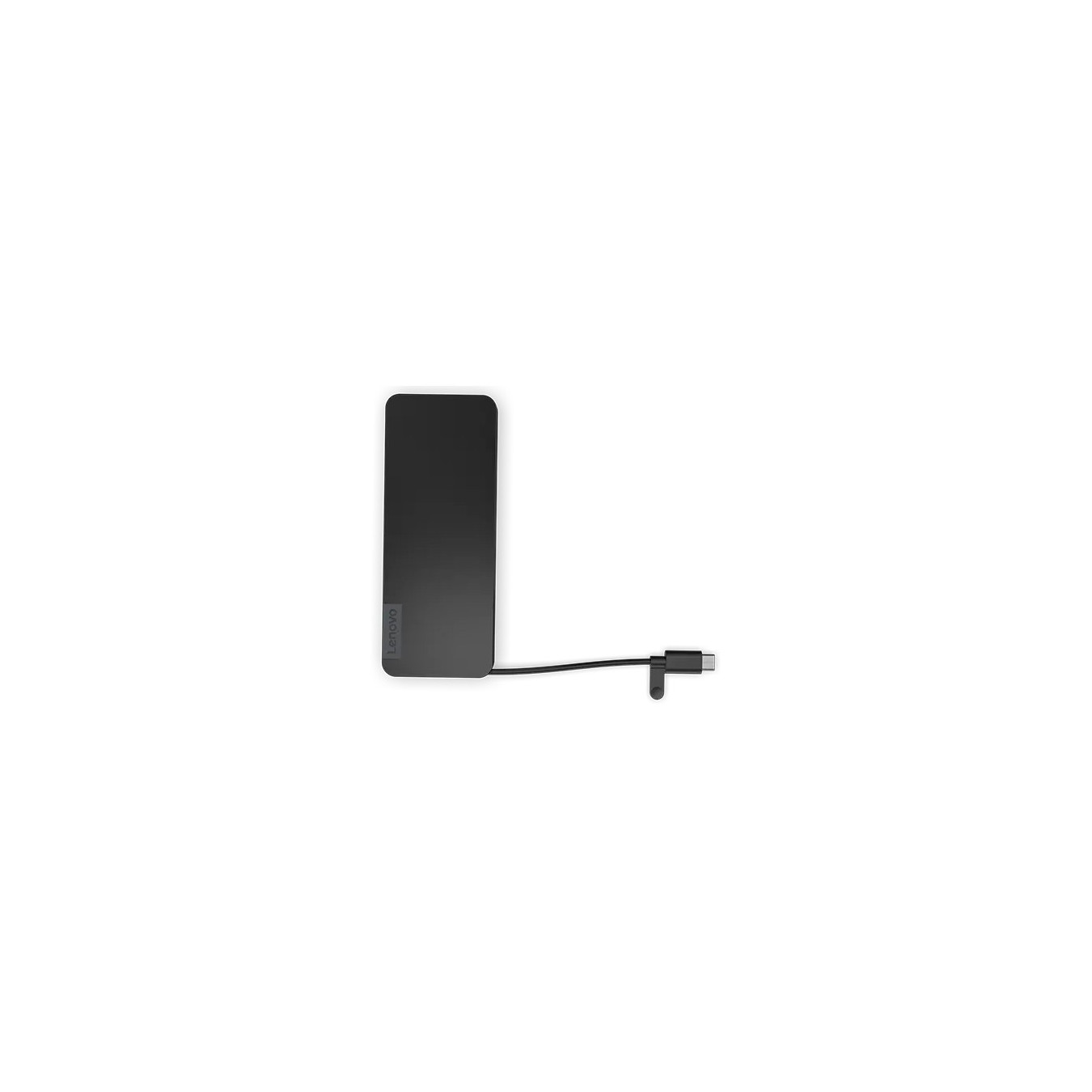 Lenovo USB-C Slim Travel Dock - 4X11N40212 - Eclipse Black, 65W PD, HDMI 4K60, SD/microSD, USB-C & USB-A