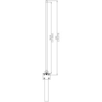 ALLNET Antenne 868MHz 7.3dbi Antenne (N-Female) Omnidirectional Rundstrahl ANT-868-7.3dbi-OMNI LORA HELIUM IoT