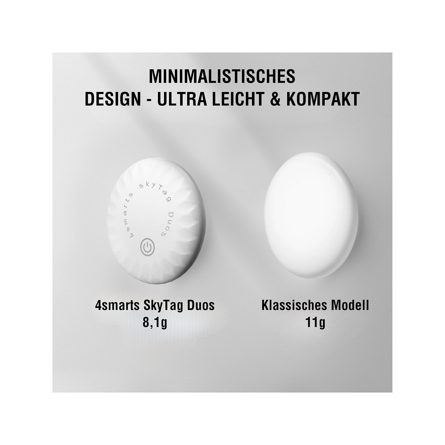 4smarts SkyTag Duos 4-Pack White - Bluetooth Location Tracker (Boxed) — Buy in Cyprus with Fast Delivery