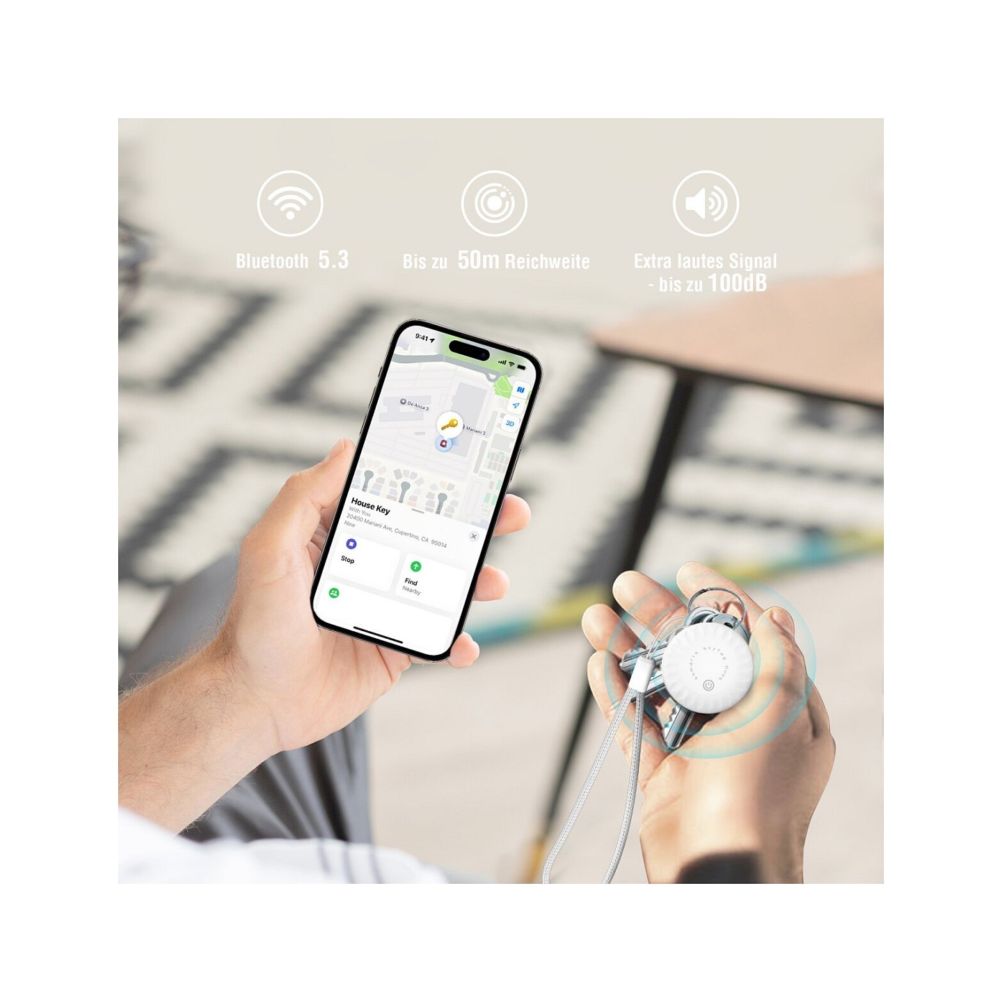 4smarts SkyTag Duos 4-Pack White - Bluetooth Location Tracker (Boxed) — Buy in Cyprus with Fast Delivery