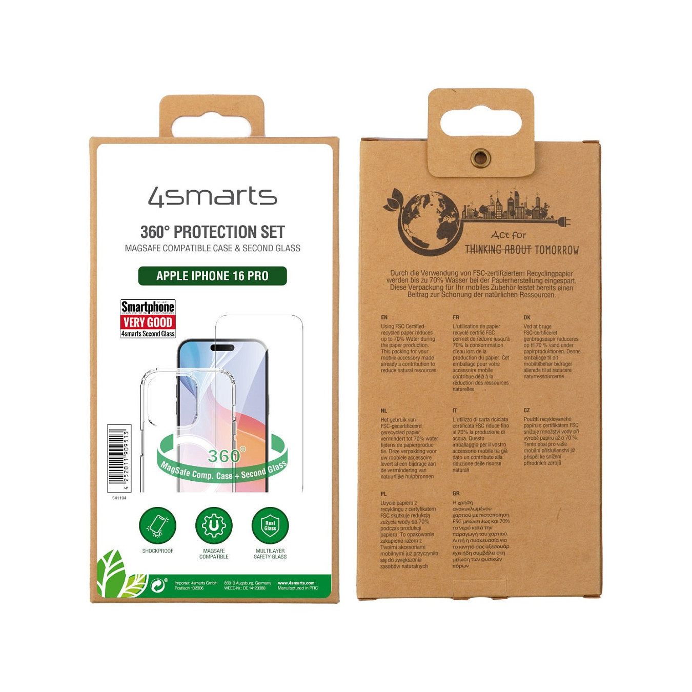 4smarts 360 Premium Protection Set fr Apple iPhone 16 Pro — Buy in Cyprus with Fast Delivery