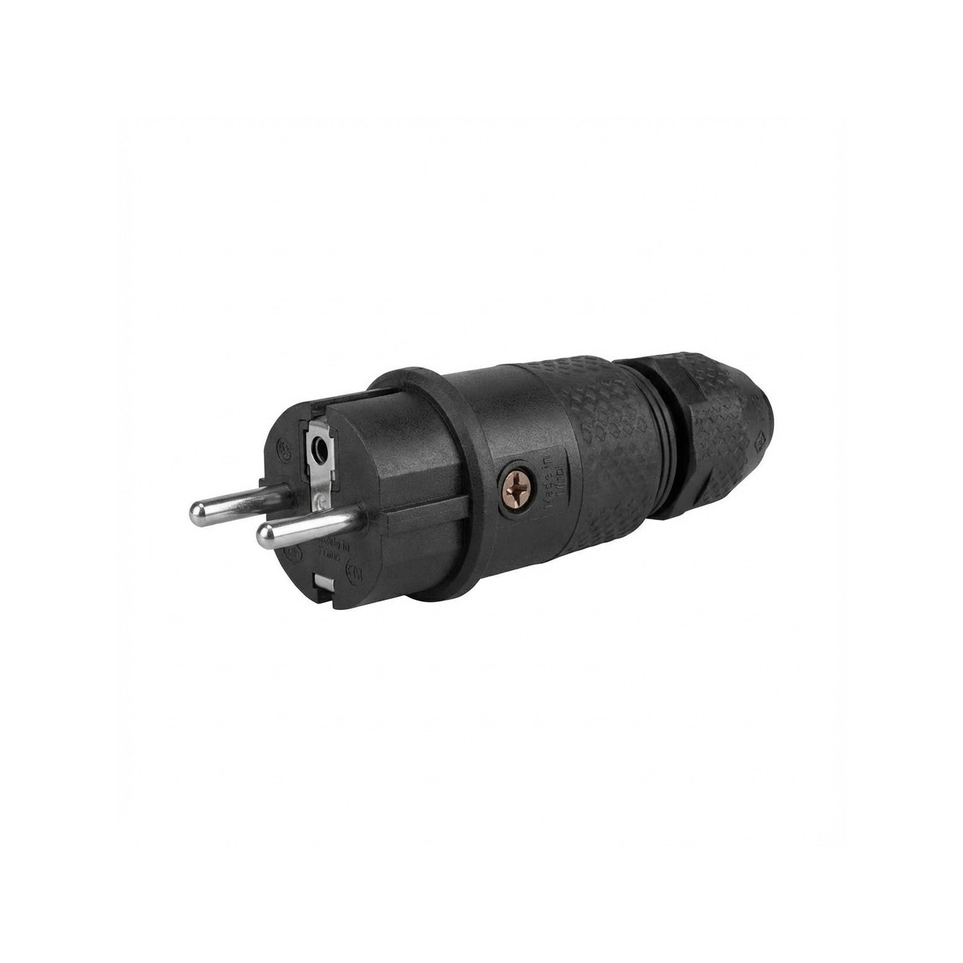 ABL 100000068 Professional Stecker. SCHUKO & fr-be. Elamid-2K. schwarz. sv. IP54 — Buy in Cyprus with Fast Delivery