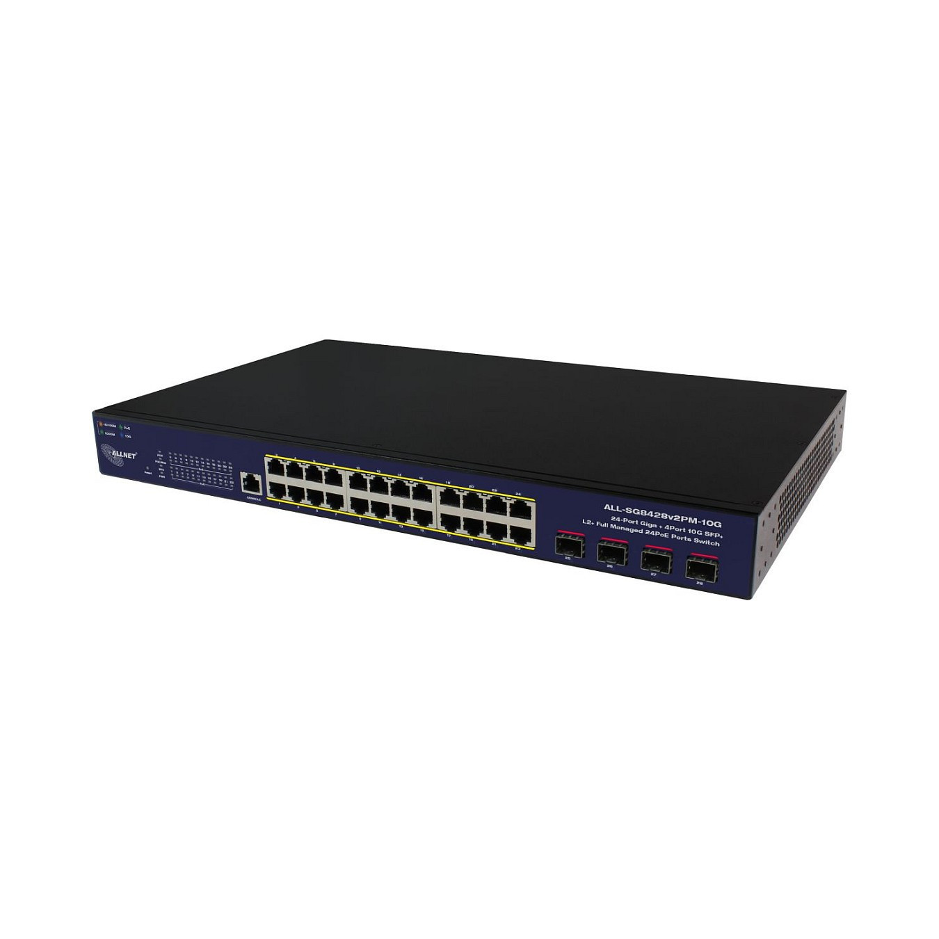 24+4P Allnet ALL-SG8428v2FPM-10G POE M — Buy in Cyprus with Fast Delivery