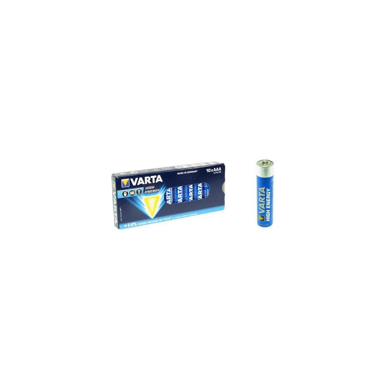 Batterie AAA (LR03) 1.5V Varta LongLife - 10-Pack — Buy in Cyprus with Fast Delivery