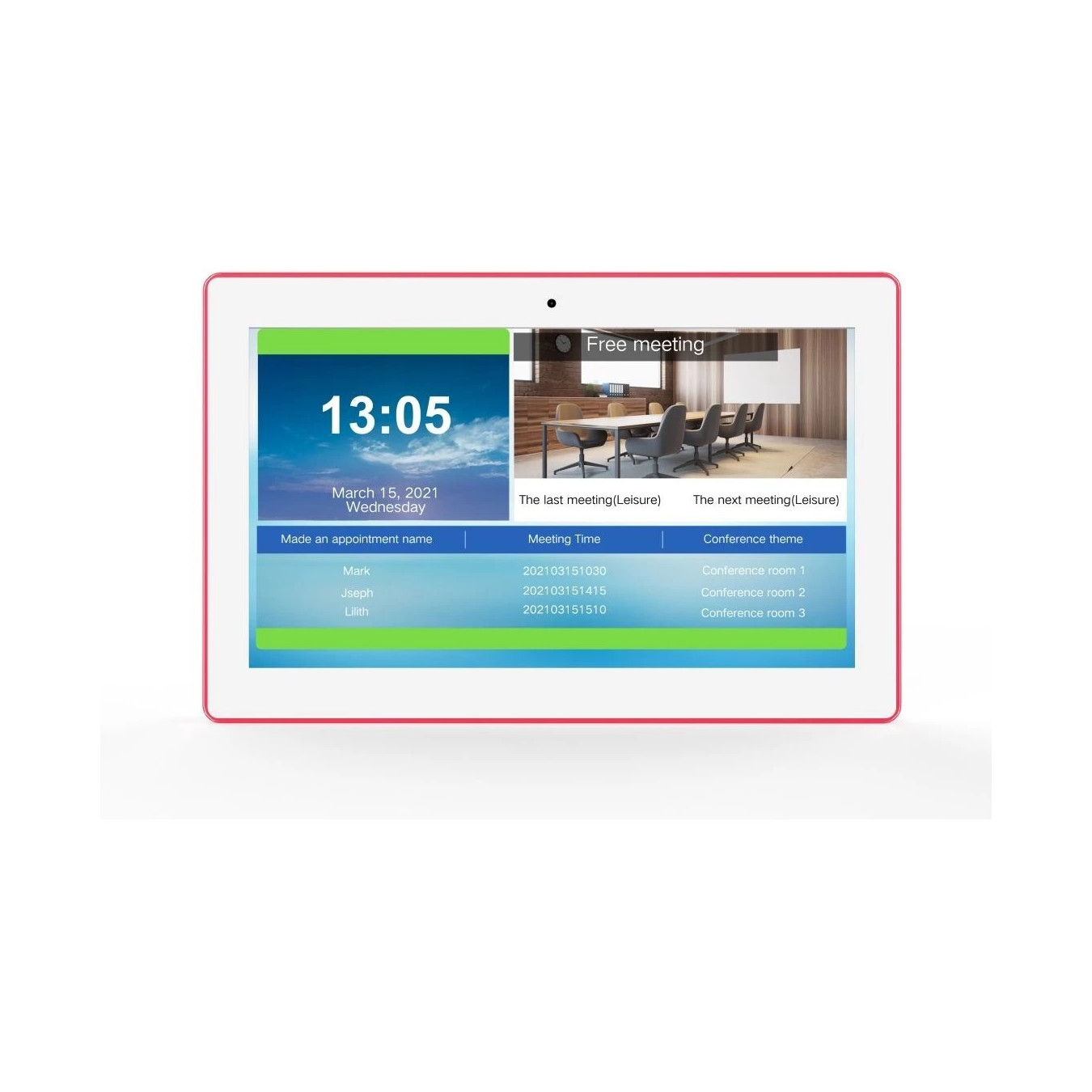ALLNET Meetingraum RGB LED Tablet 15 Zoll RK3399 weiß Android 10 und NFC RFID — Buy in Cyprus with Fast Delivery