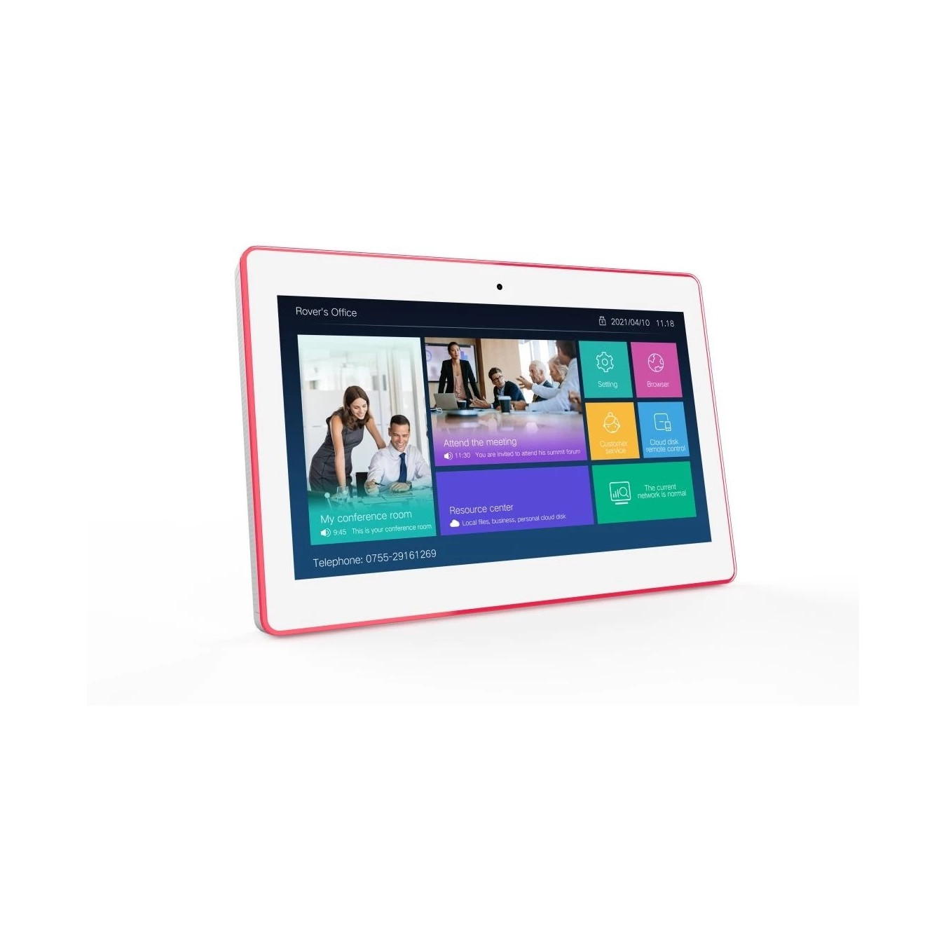ALLNET Meetingraum RGB LED Tablet 15 Zoll RK3399 weiß Android 10 und NFC RFID — Buy in Cyprus with Fast Delivery