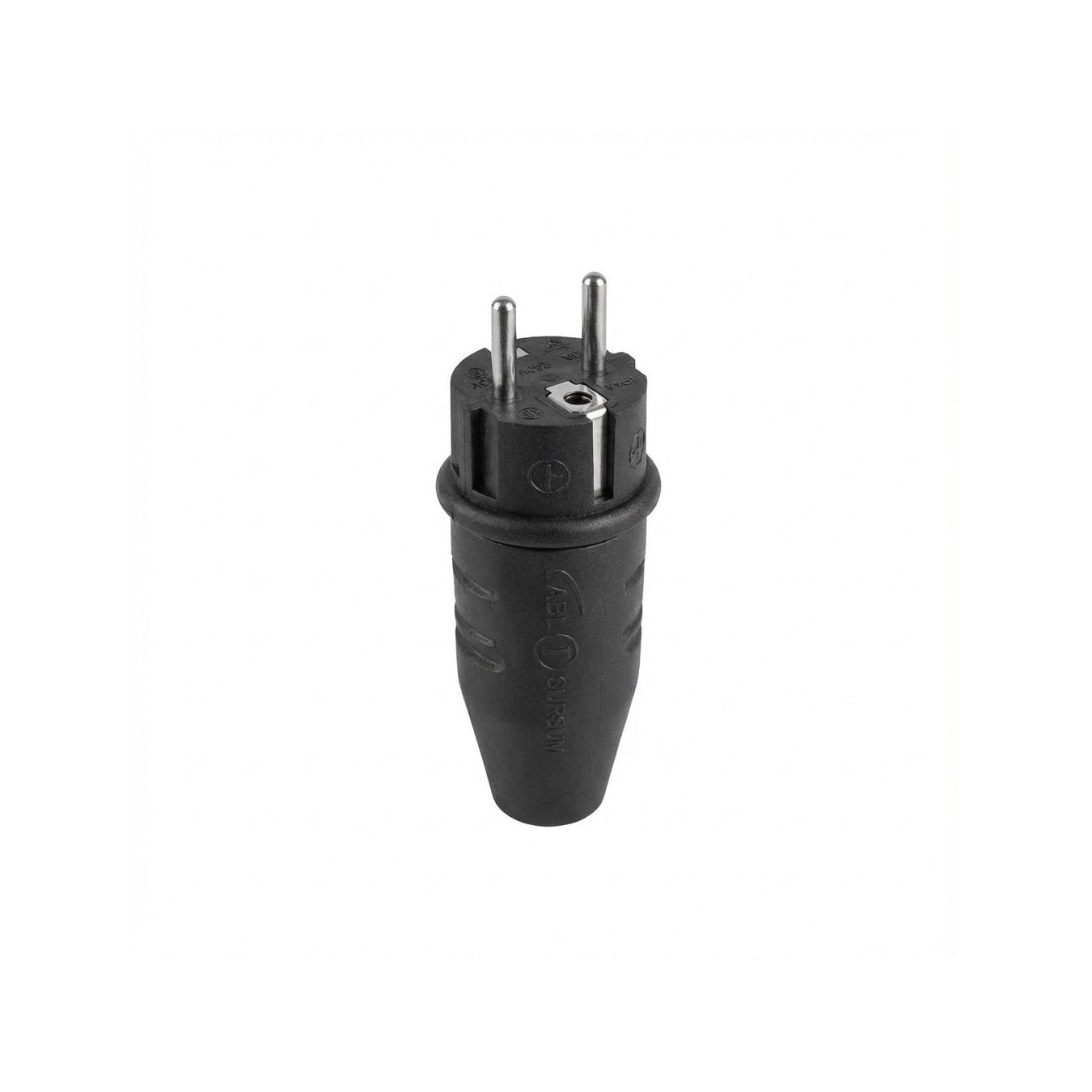 ABL 100000039 Original Stecker. SCHUKO & fr-be. Gummi (TPE). schwarz. IP44. Typ — Buy in Cyprus with Fast Delivery