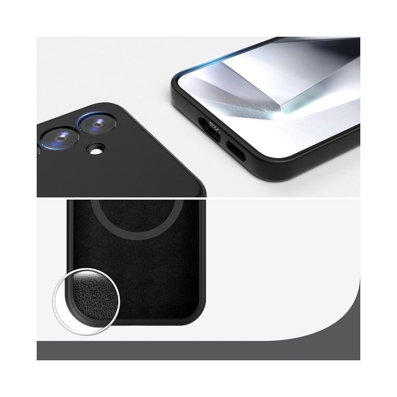 4smarts Silicone Case Cupertino Samsung Galaxy A56 schwarz — Buy in Cyprus with Fast Delivery