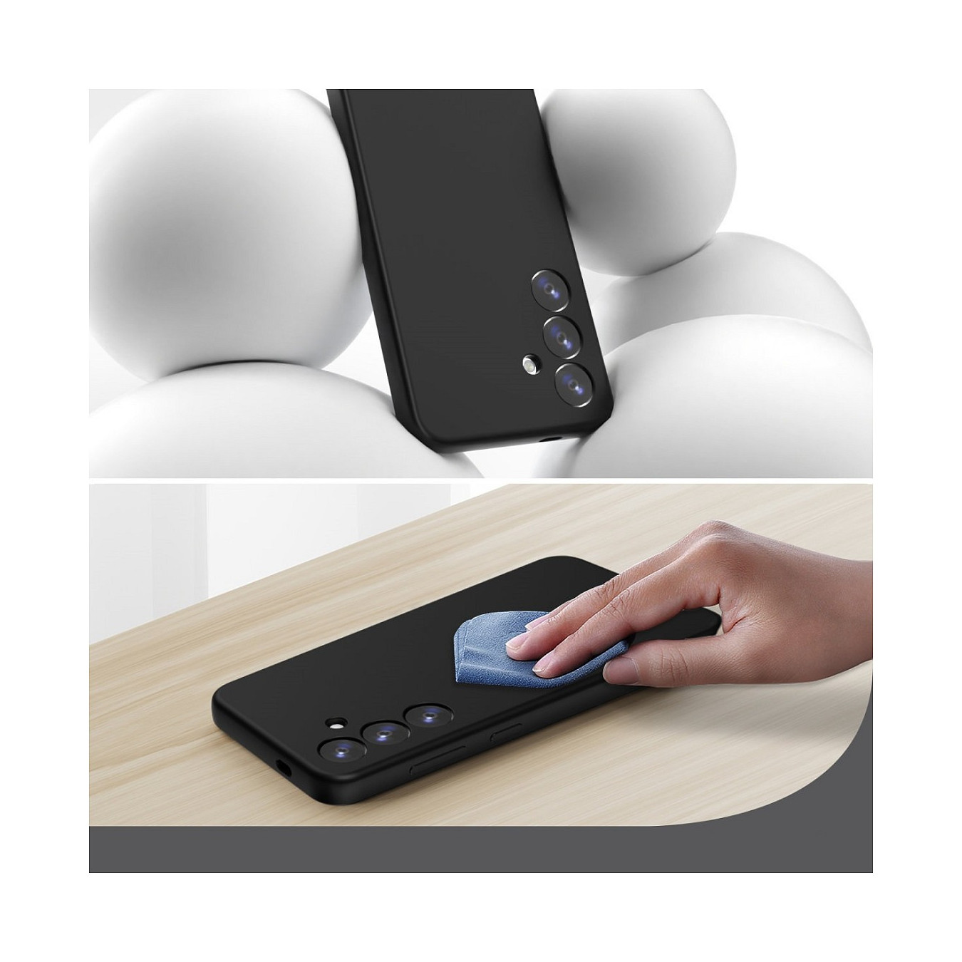 4smarts Silicone Case Cupertino Samsung Galaxy A56 schwarz — Buy in Cyprus with Fast Delivery
