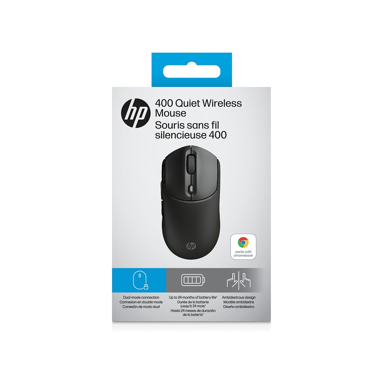 HP 400 Quiet Black Wireless Mouse EURO (P) — Buy in Cyprus with Fast Delivery
