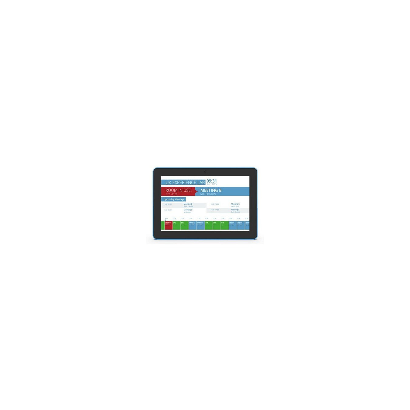 ALLNET Meetingraum RGB LED Tablet 10 Zoll RK3568 8GB 32GB Wifi.A ndroid 11 NFC Farbe schwarz MeetOne-101-C0