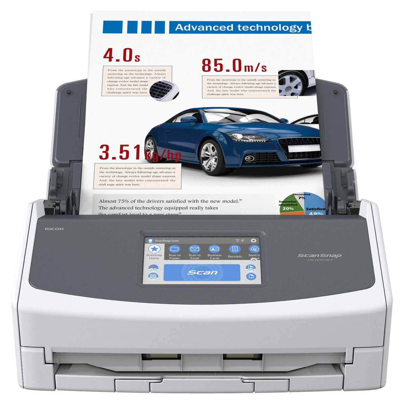 Ricoh Dokumentenscanner ScanSnap iX-1600 40S. Min. USB3.2 WLAN — Buy in Cyprus with Fast Delivery