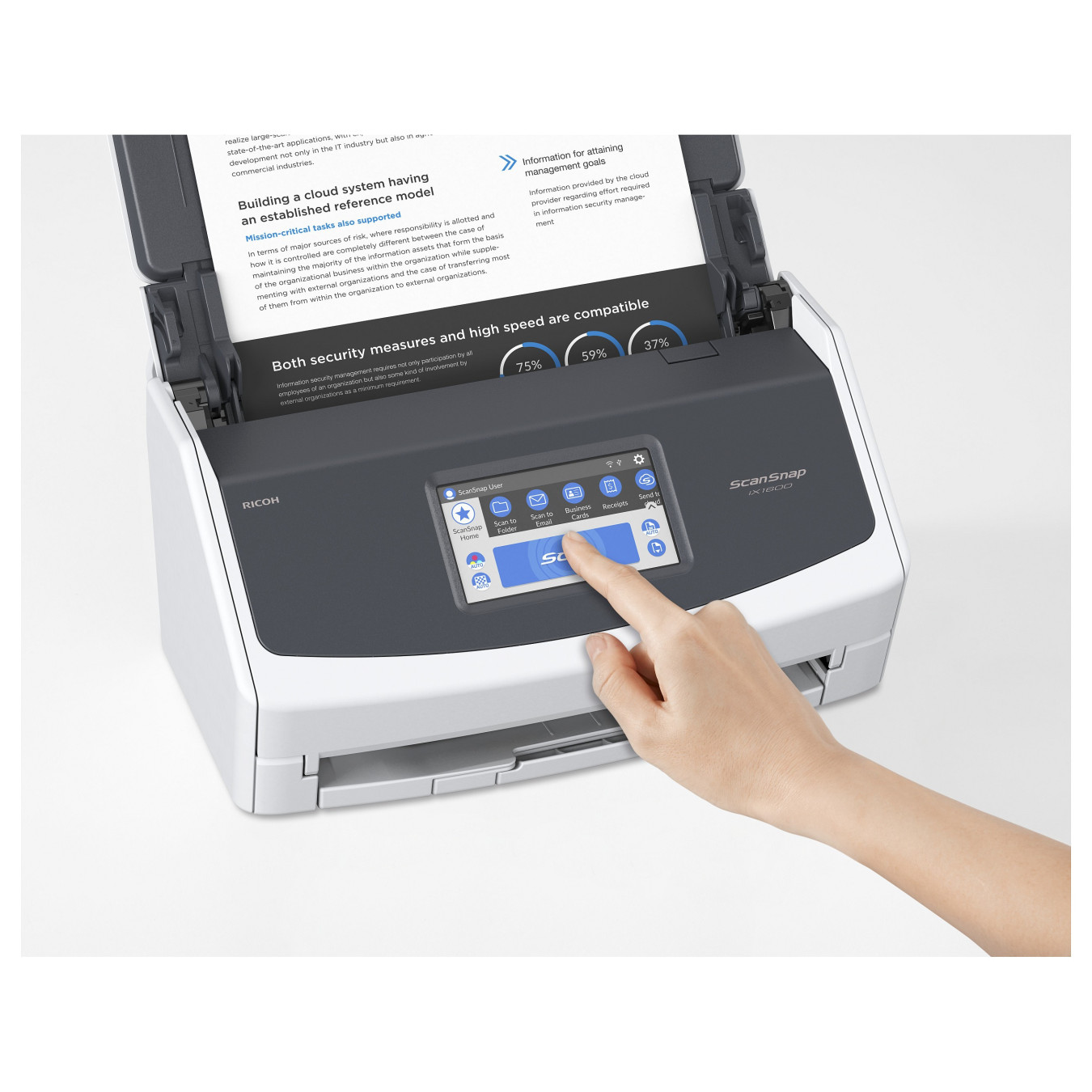 Ricoh Dokumentenscanner ScanSnap iX-1600 40S. Min. USB3.2 WLAN — Buy in Cyprus with Fast Delivery