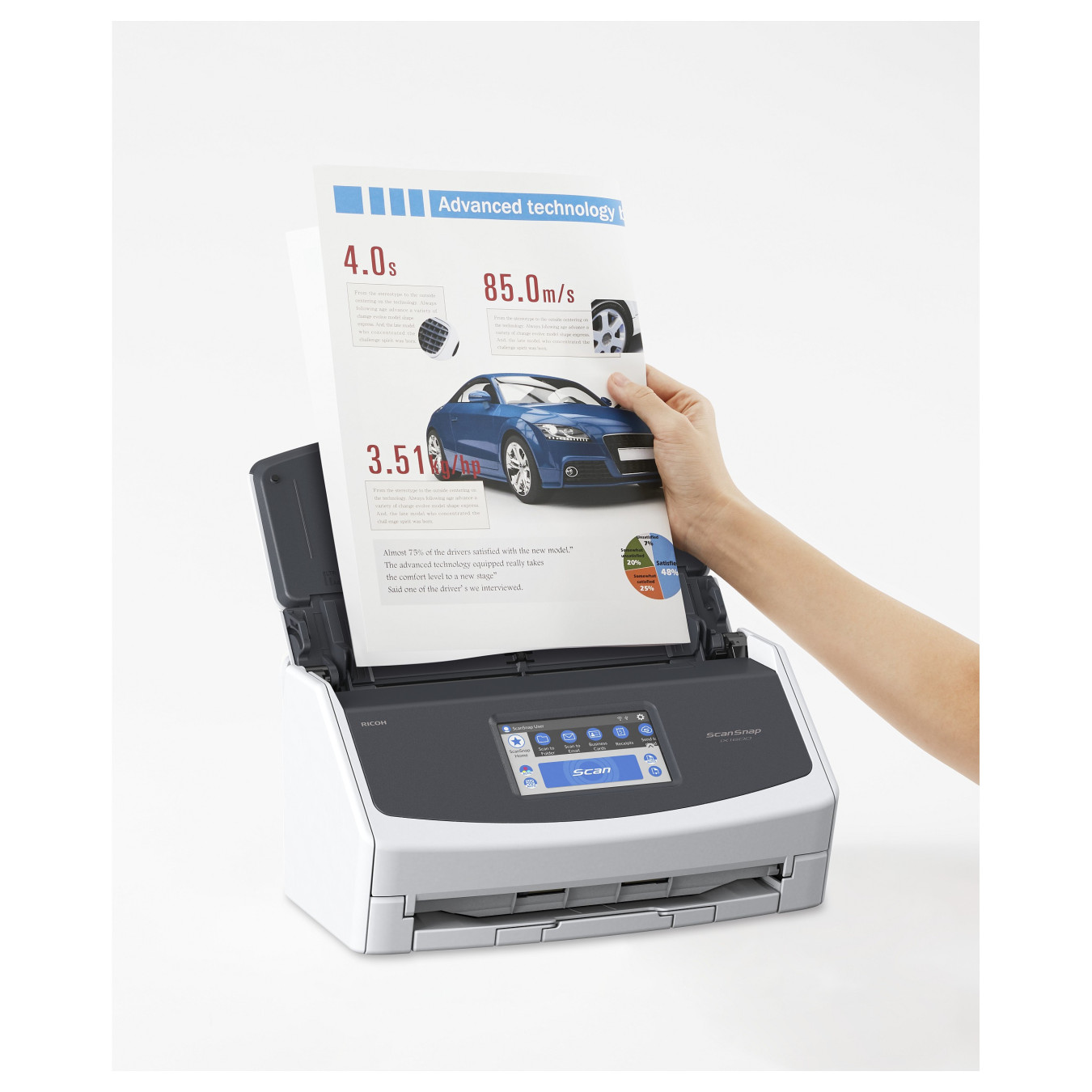 Ricoh Dokumentenscanner ScanSnap iX-1600 40S. Min. USB3.2 WLAN — Buy in Cyprus with Fast Delivery