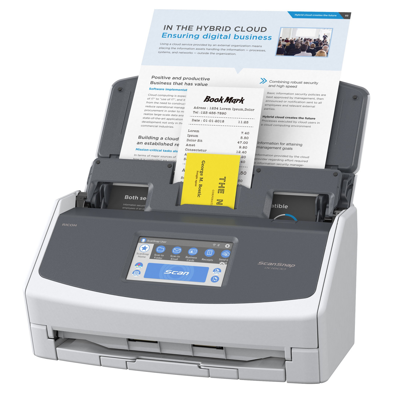 Ricoh Dokumentenscanner ScanSnap iX-1600 40S. Min. USB3.2 WLAN — Buy in Cyprus with Fast Delivery