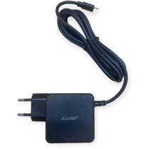 Z ALLNET Ersatznetzteil QC USB-C PD GaN Netzteil Power Supply45Watt 1x USB Typ-C mit 2m festem Kabel EU PLUG
