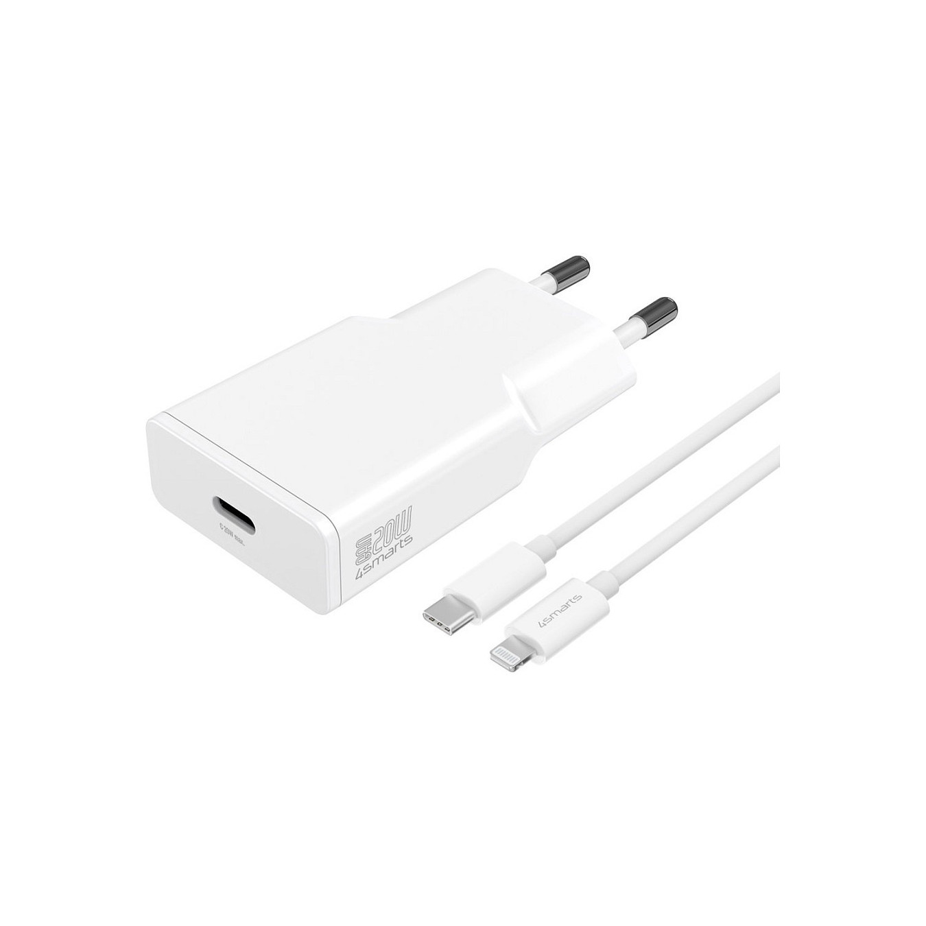4smarts Set PDPlug Slim 20W GaN 1C + USB-C auf Lightning Kabel — Buy in Cyprus with Fast Delivery