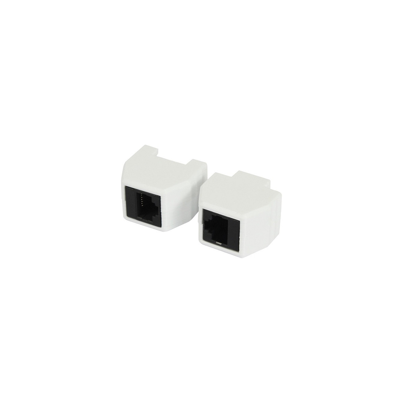ALLNET TP-TP Kupplung CAT6A Buchse 1:1 8-pol. RJ45 magnetische Sicherungskupplung Abwurfbuchse PoE fähig bis zu 10GBit