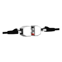 ALLNET TP-TP Kupplung CAT6A Buchse 1:1 8-pol. RJ45 magnetische Sicherungskupplung Abwurfbuchse PoE fähig bis zu 10GBit