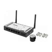 ALLNET MSR Powermeter Zentrale ALL3692 inkl. 4 D0 & 2 S0 (opt.) & Induktion & 2 Sensor Ports für IP Gebäude Automation