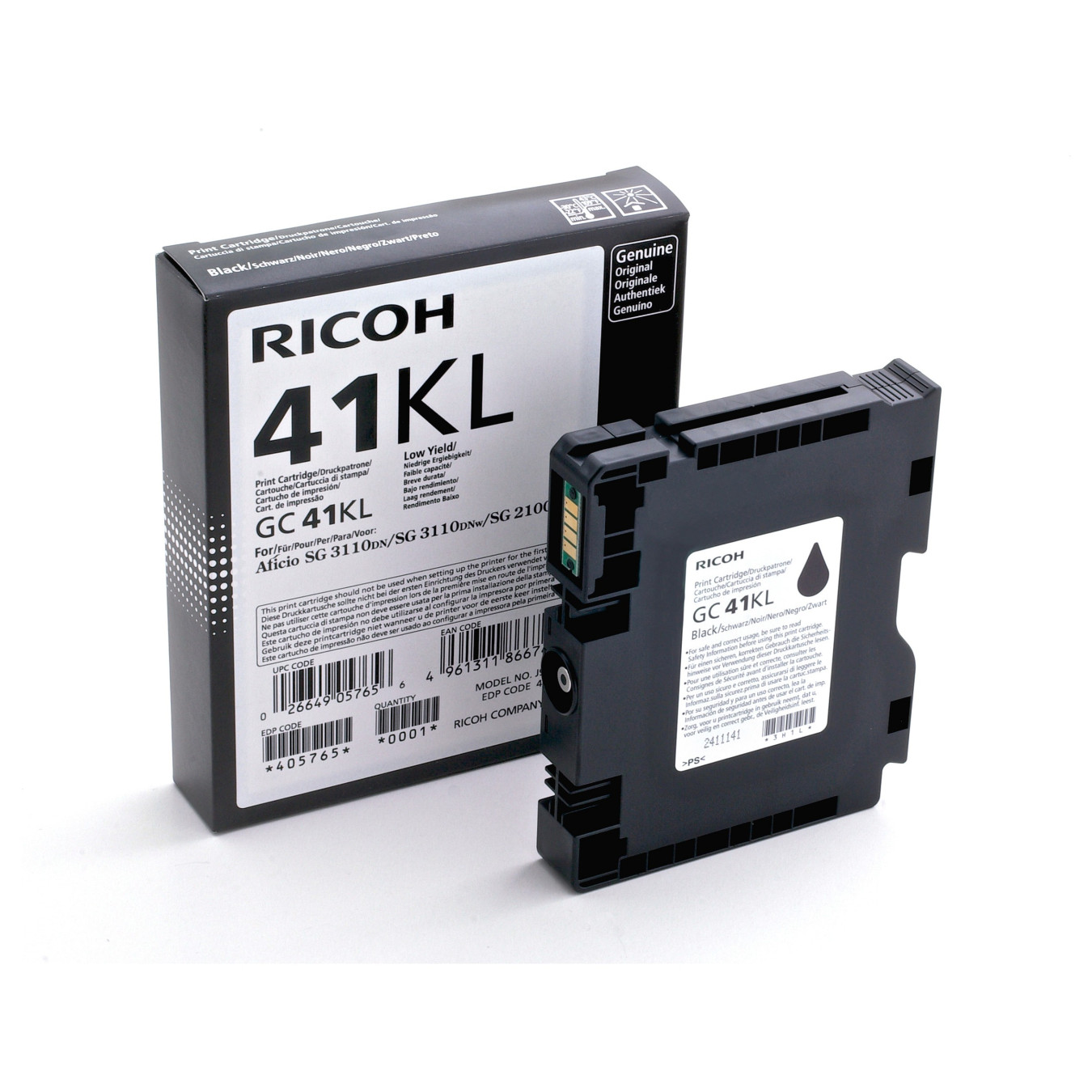 Ricoh Tinte 405765 schwarz GC41KL — Buy in Cyprus with Fast Delivery