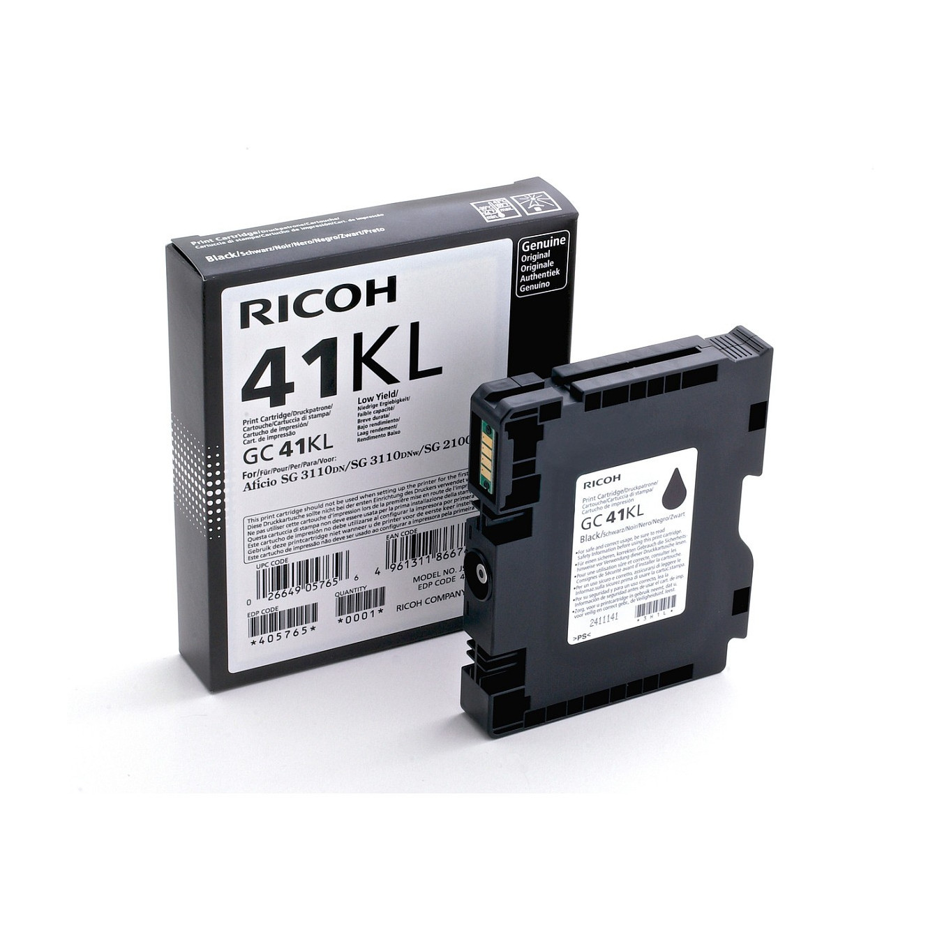 Ricoh Tinte 405765 schwarz GC41KL — Buy in Cyprus with Fast Delivery
