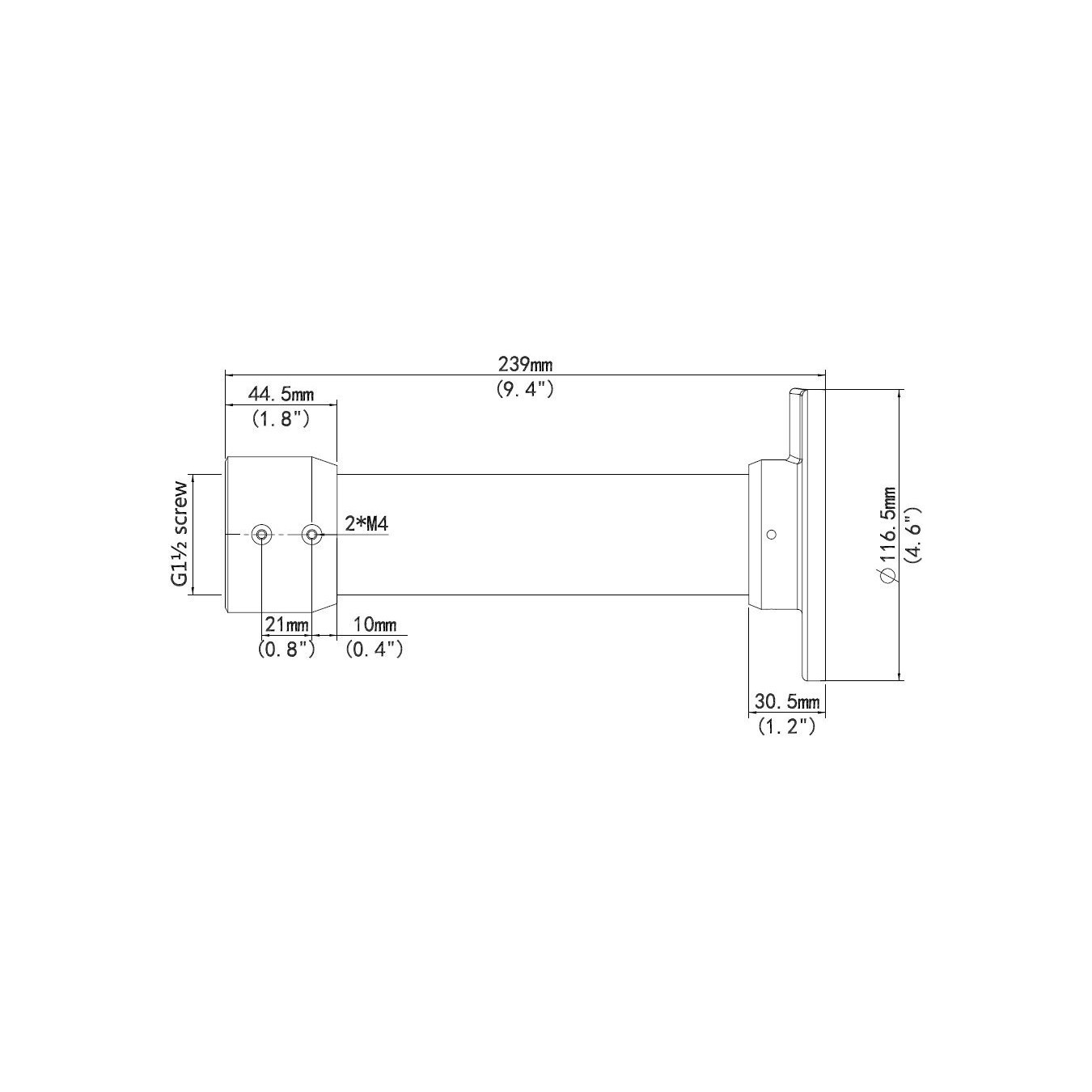 ALLNET Pendant mount Decken for ALL-CAM2498-LEP — Buy in Cyprus with Fast Delivery