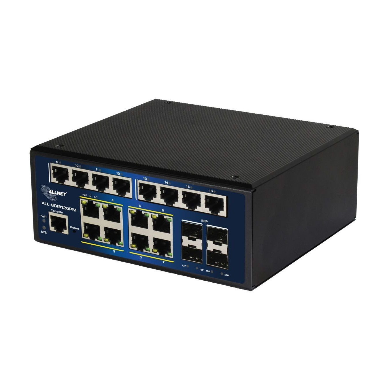 20+4P ALLNET ALL-SGI8120PM POE M industrial — Buy in Cyprus with Fast Delivery