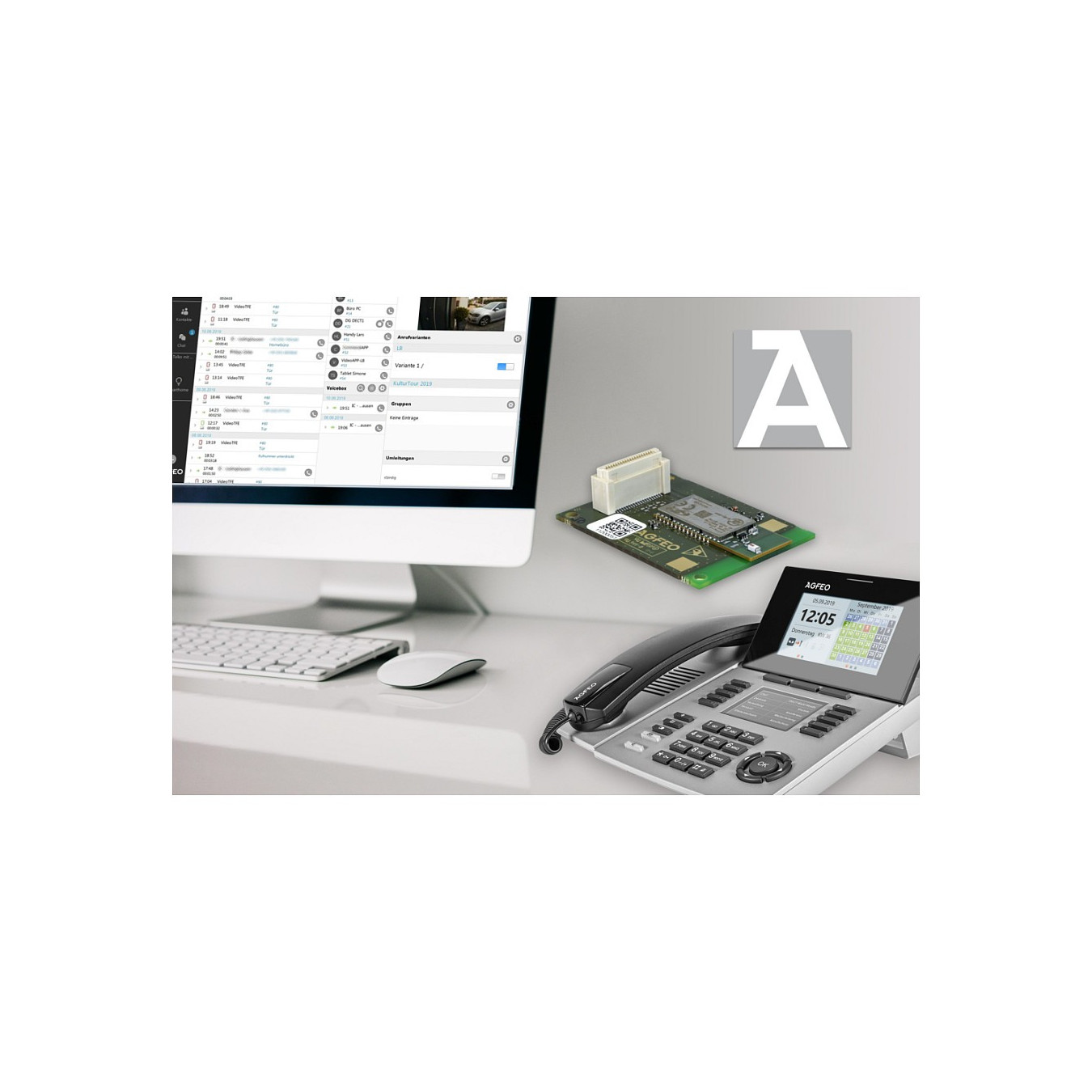 AGFEO ST 56 IP SENSORfon silber — Buy in Cyprus with Fast Delivery