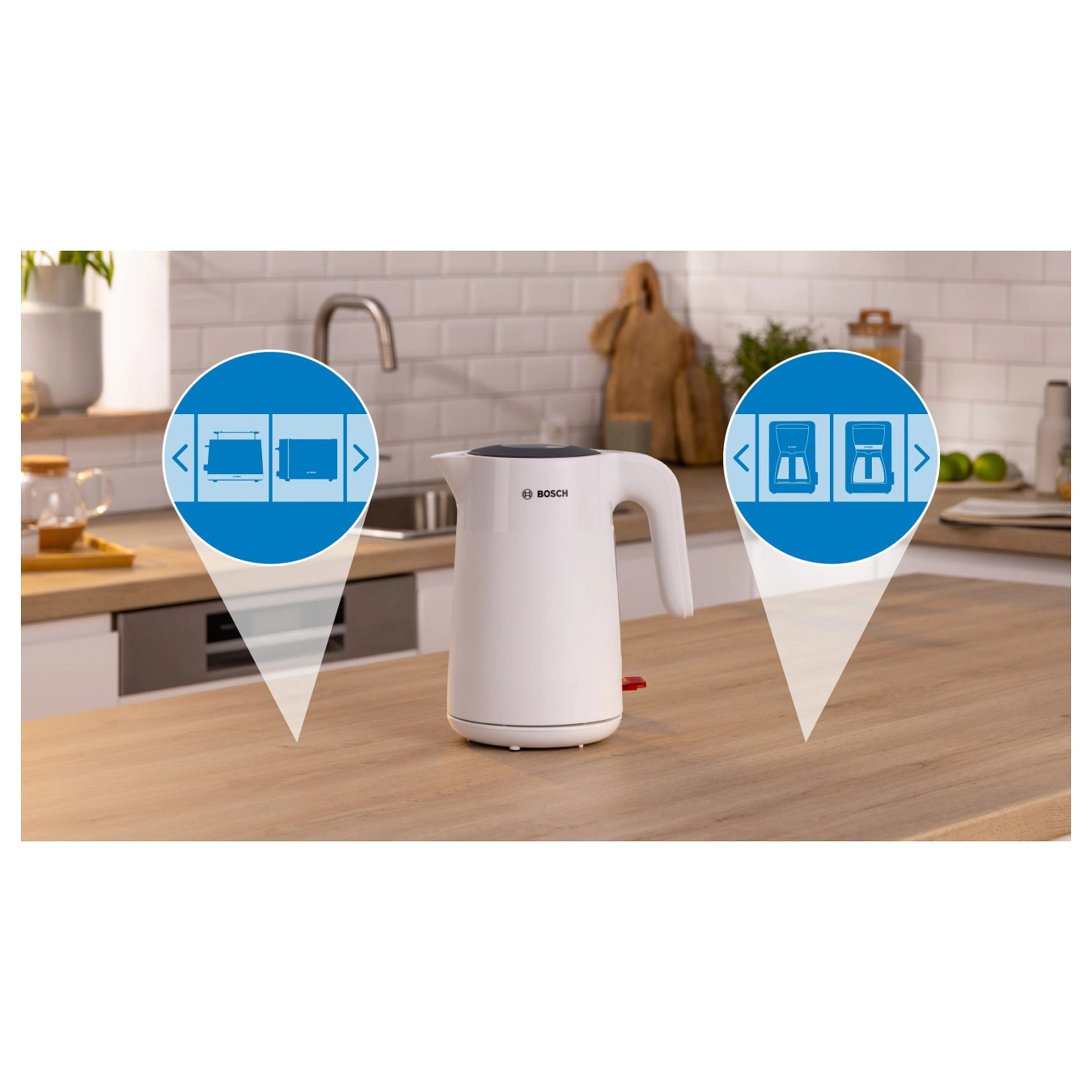 Bosch Wasserkocher MyMoment 1.7 l Weiß — Buy in Cyprus with Fast Delivery