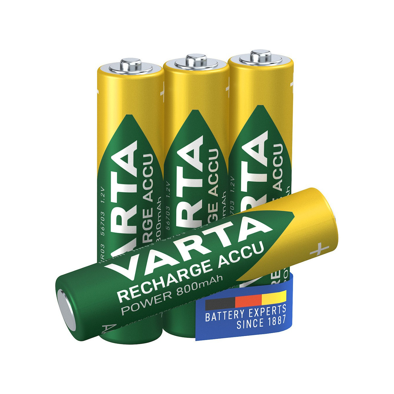 Akku AAA 1.2V (HR03) Varta Recharge Accu - 4er-Pack — Buy in Cyprus with Fast Delivery
