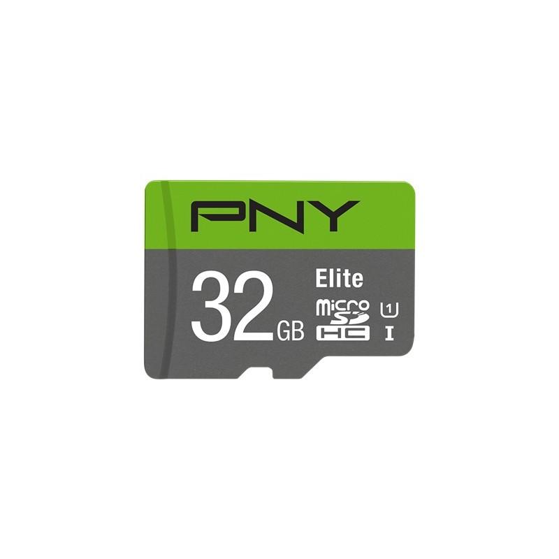 Buy PNY Elite microSDHC 32GB - Class 10 (U1) - Green/Grey in Cyprus, Nicosia, Limassol, Larnaka, Pafos