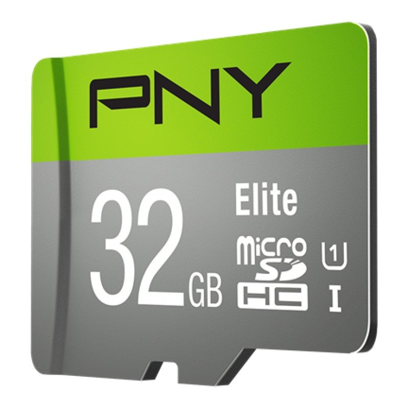 Buy PNY Elite microSDHC 32GB - Class 10 (U1) - Green/Grey in Cyprus, Nicosia, Limassol, Larnaka, Pafos